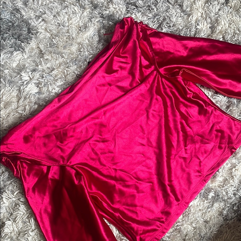 EXPRESS Off-Shoulder Hot Pink 🔝💗